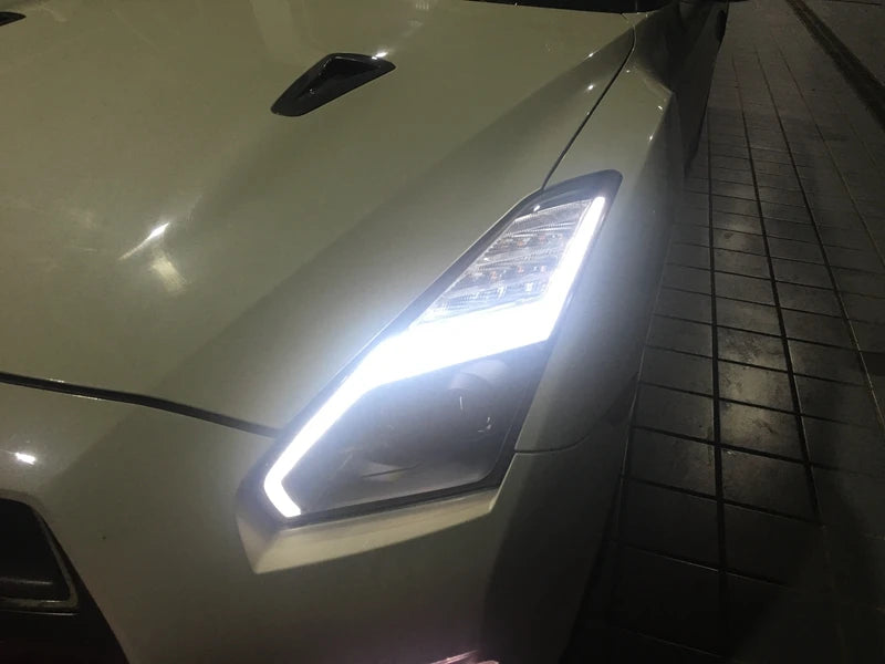 Car Styling Head lamp light for Nissan GT-R Headlights