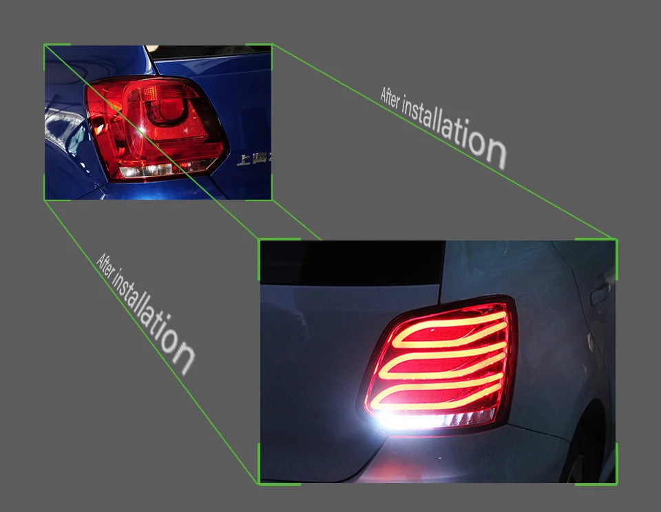 Car Styling Tail lamp light for Polo LED Tail Light