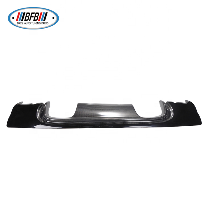 For BMW 3 Series E46 1998-2004 Half Carbon Fiber M Style  Rear Diffuser Perfect Fitment 2007-2011 Year - CAR CRAFT INDIA
