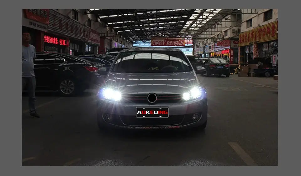 VW Golf 6 Headlights 2009-2012 Golf6 LED Headlight LED DRL