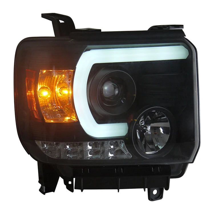 Car Styling Head lamp light for GMC Sierra Headlights