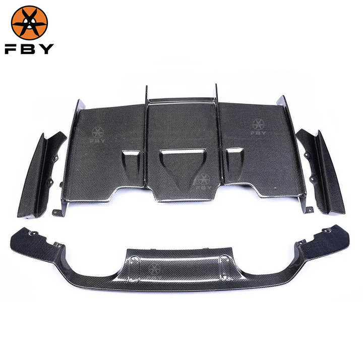 High Quality Carbon Fiber PSM Style Rear Bumper Diffuser For BMW F80  M3 F82 M4 2014-2019 Carbon Fiber Diffuser