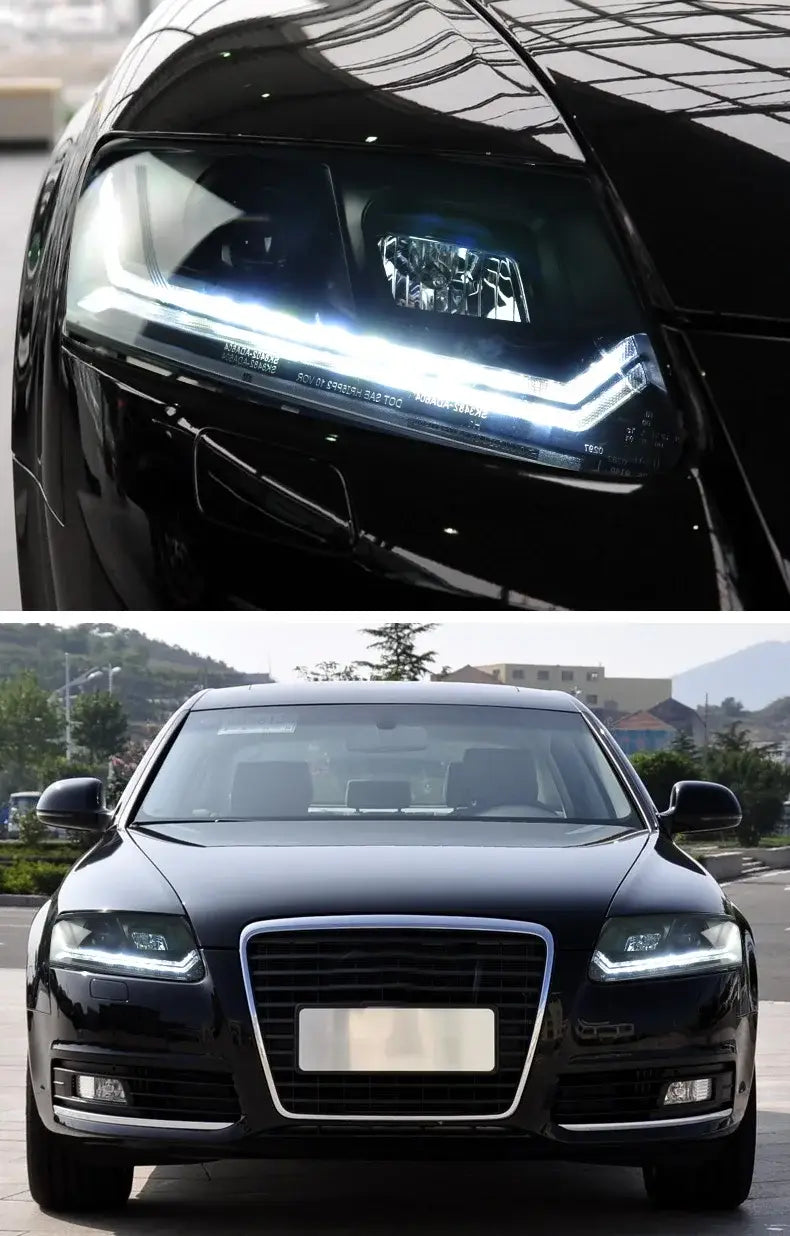 Car Styling Head lamp light for A6 Headlights 2004-2011 A6