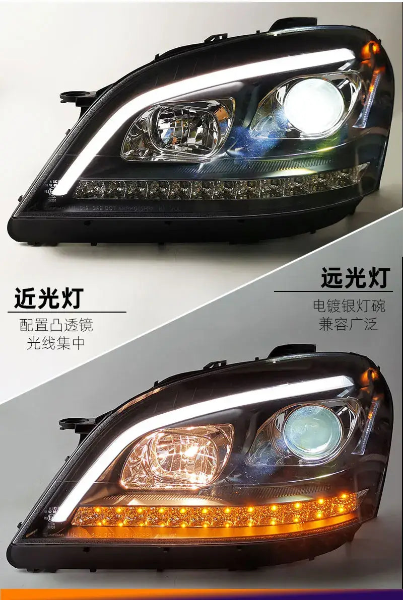 Car Styling Head lamp light for Benz W164 Headlights