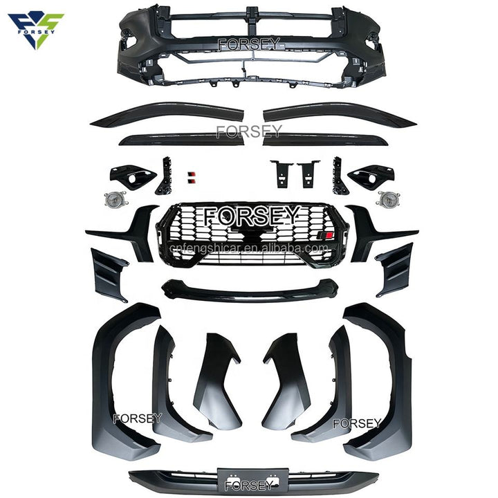 GR Sport Conversion Car Bumper 2023 for Hilux Revo Rocco 2016-2020 Upgrade to Hilux Body Kit GR Sport 2023 - CAR CRAFT INDIA