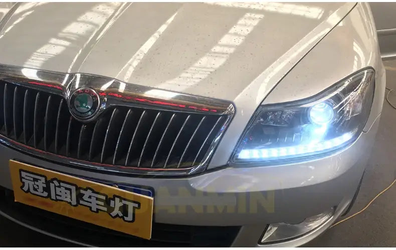 Car Styling Head lamp light for Skoda Octavia Headlights