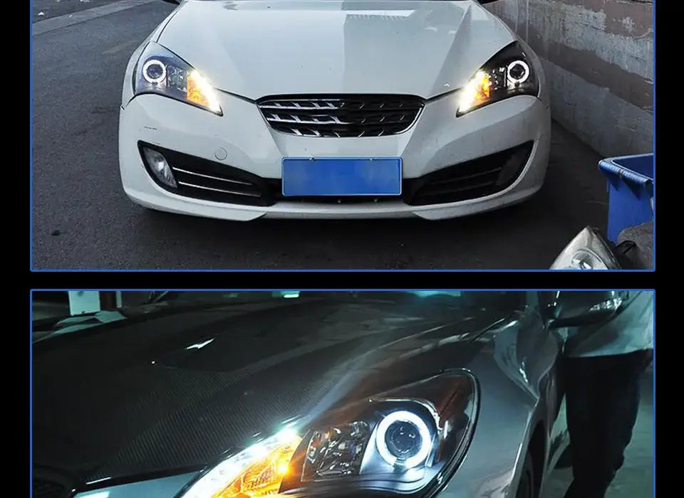 Car Styling Head lamp light for Hyundai Rohens Coupe