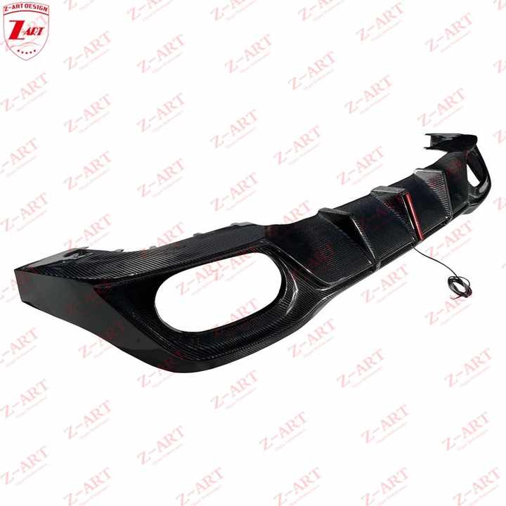 Z-ART A45S Carbon Fiber Rear Diffuser for W177 A45 2020+ Carbon Fiber Rear Lip Spoiler for A45 S