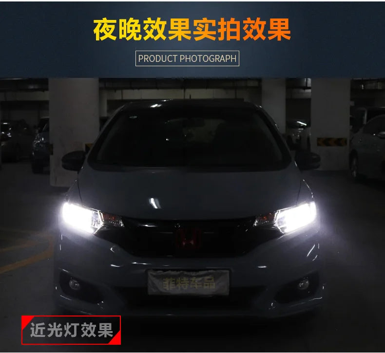 Car Styling Head lamp light for Honda Fit Headlights