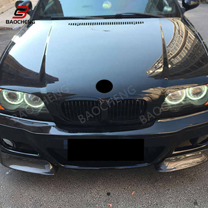 For BMW E46 M3 2001-2006 Hot Selling  Real Carbon Fiber Car Front Fog Lamps Cover Stick on Fit Factory Wholesale Price - CAR CRAFT INDIA