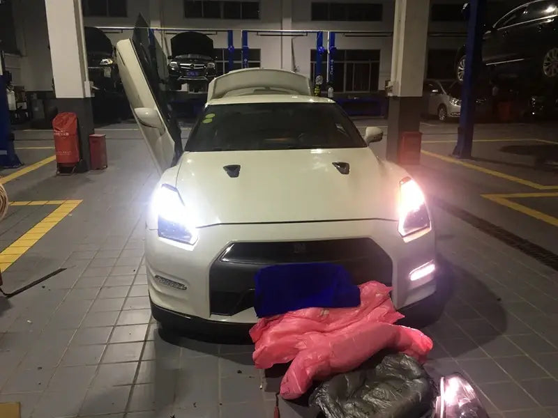 Car Styling Head lamp light for Nissan GT-R Headlights