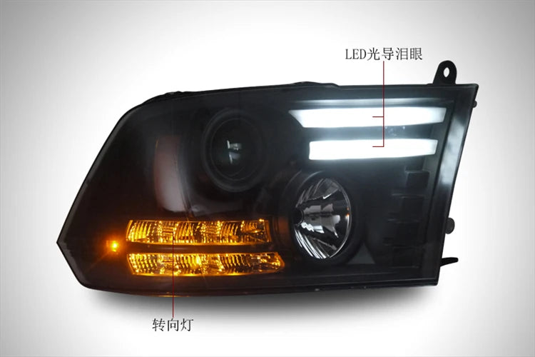 Car Styling Head lamp light for Dodge Ram Headlight