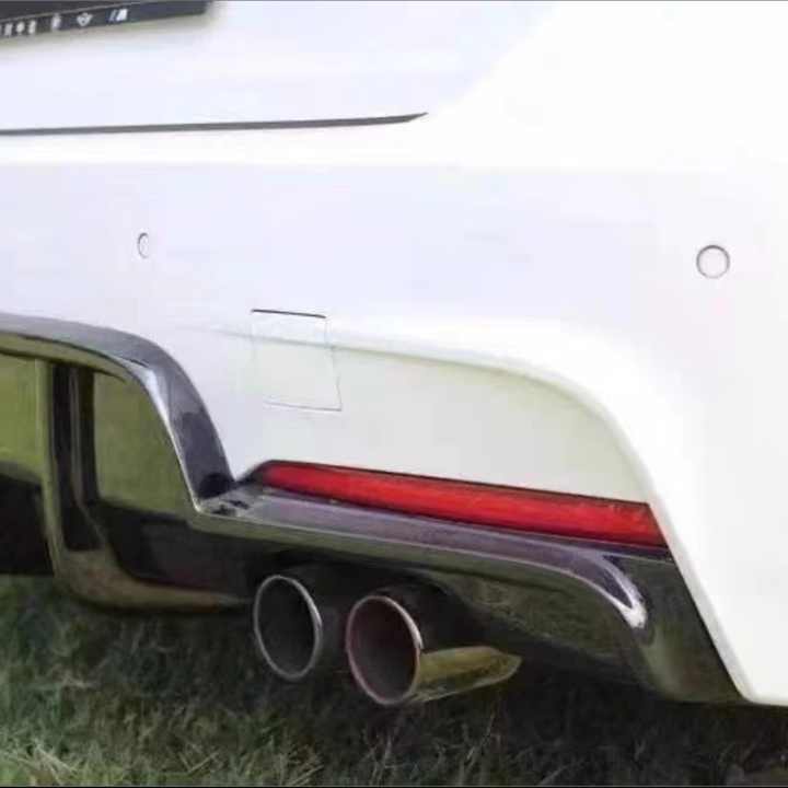 For BMW 3 Series F30 F35 2012-2018 PH Style Carbon Fiber Rear Lip Rear Diffuser Bumper Lip - CAR CRAFT INDIA