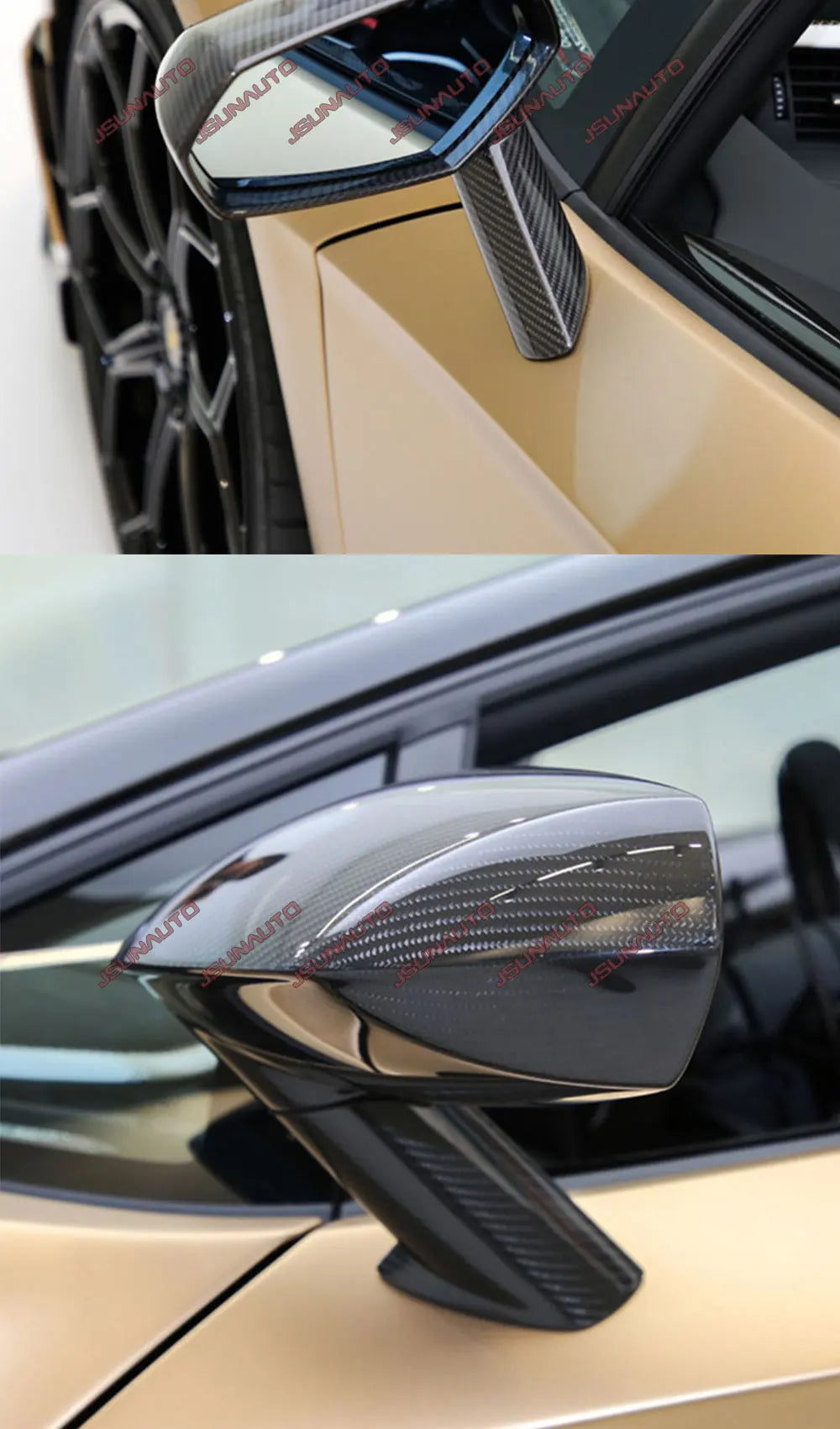 For Lamborgini Aventador OEM Dry Carbon Fiber Side Mirror