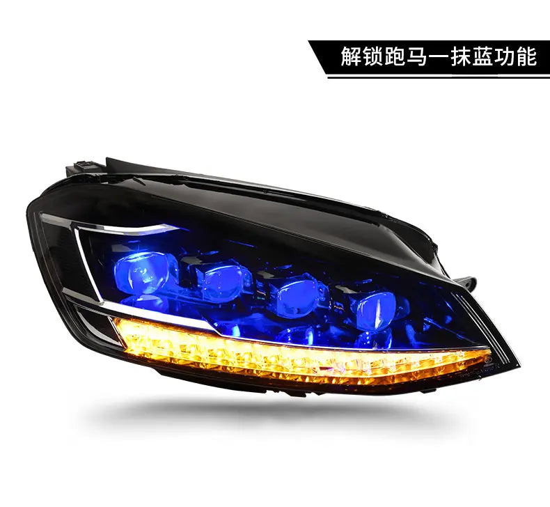 VW Golf 7 Headlight 2013-2017 Golf7 All LED Headlights DRL