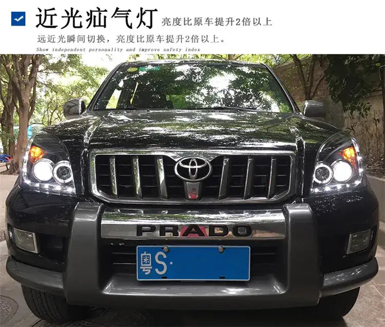 Toyota Prado Headlight 2004-2009 LED Headlight DRL Hid Head