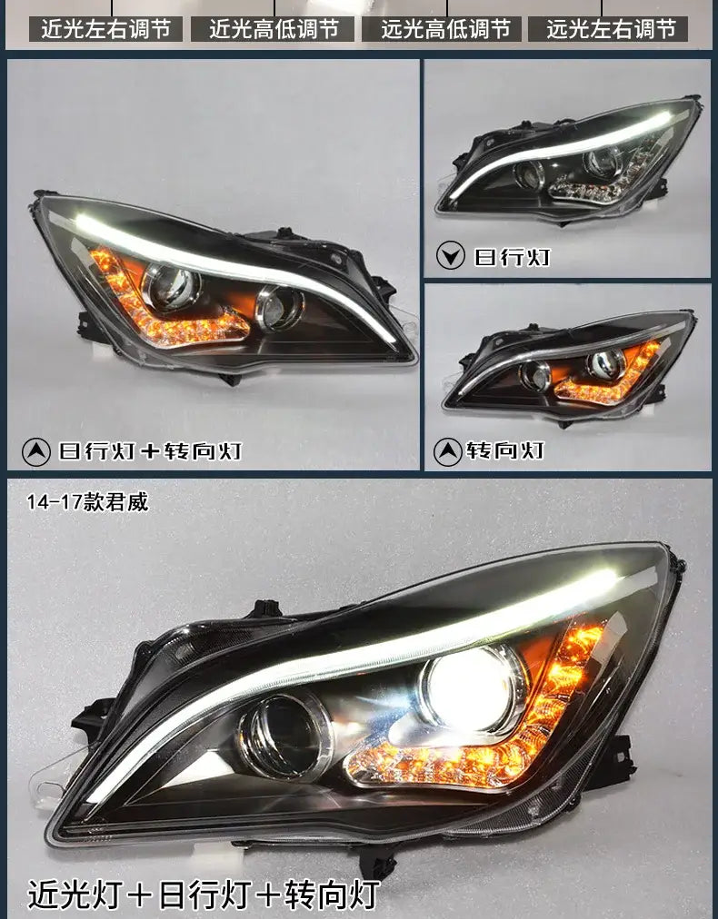 Opel Insignia Headlights 2014-2017 Insignia LED Headlight