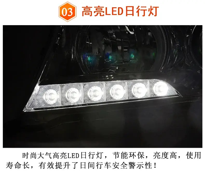 Car Styling Head lamp light for Toyota Land Cruiser