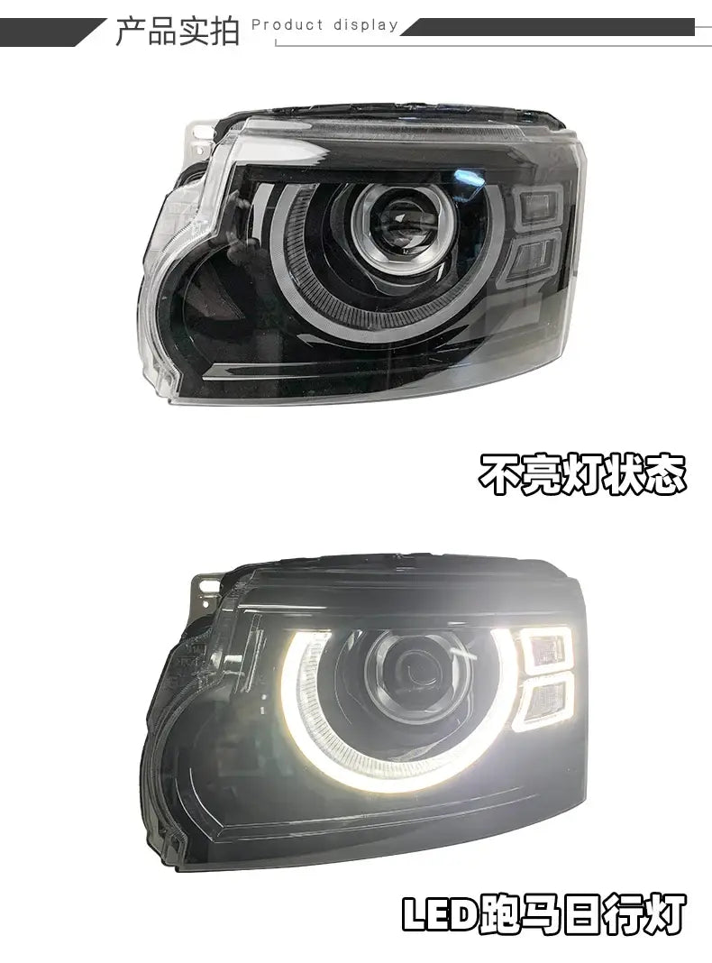 Car Styling Head lamp light for Discovery Headlights