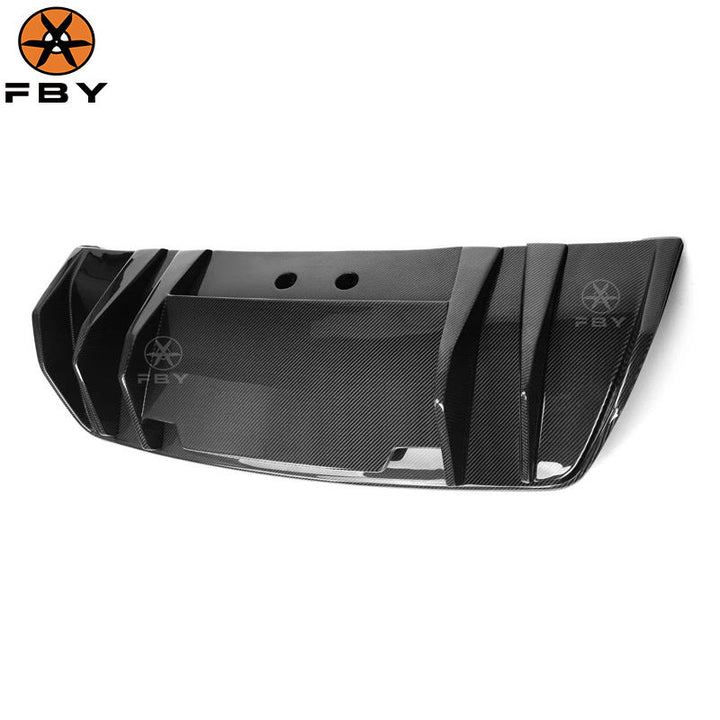 Hight Quality V Style Carbon Fiber Rear Bumper Diffuser Fro Audi R8 2012-2015 Rear Diffuser