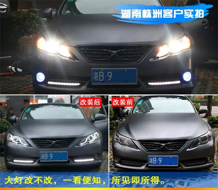 Car Styling Head lamp light for Toyota Mark X Headlights