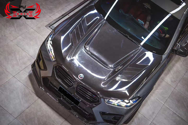 For BMW X5M F95 X6M F96 X5 G05 X6 G06 AE Style Best Price Carbon Fiber Bonnet Hood - CAR CRAFT INDIA