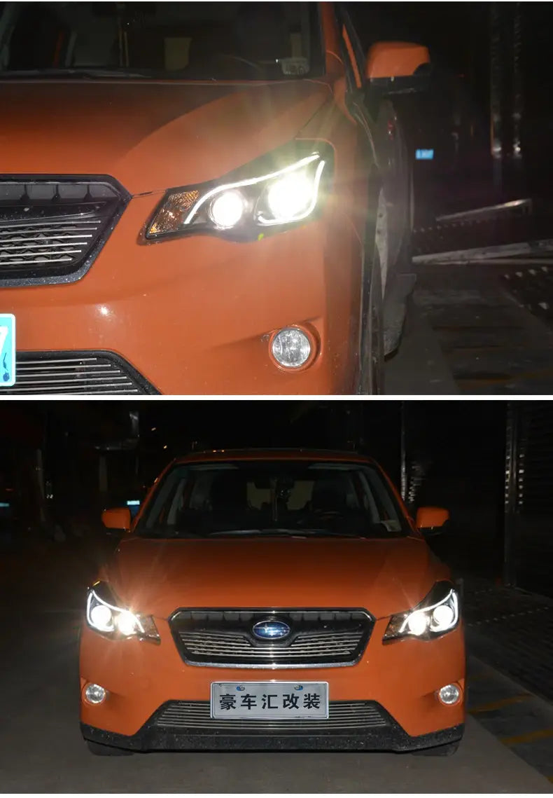 Car Styling Head lamp light for XV Headlights 2011-2015