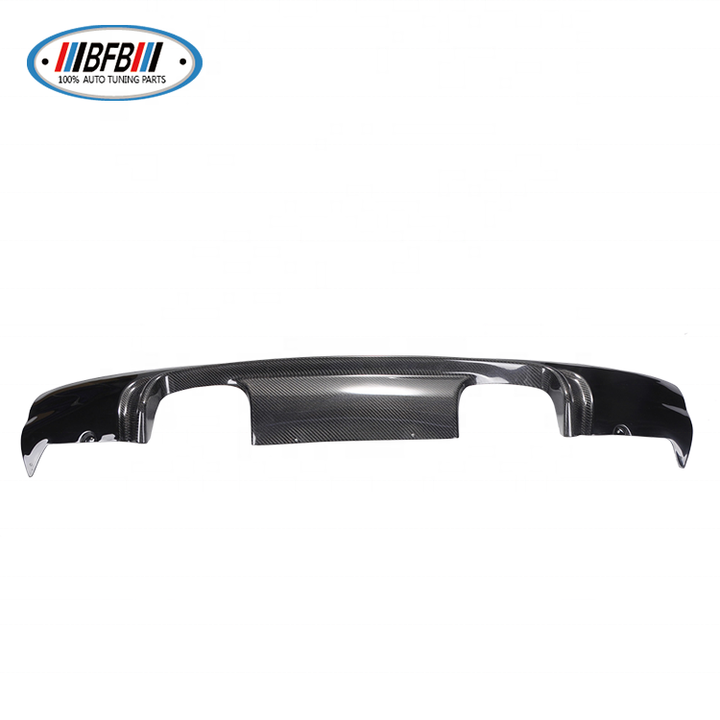For BMW 3 Series E46 1998-2004 Half Carbon Fiber M Style  Rear Diffuser Perfect Fitment 2007-2011 Year - CAR CRAFT INDIA