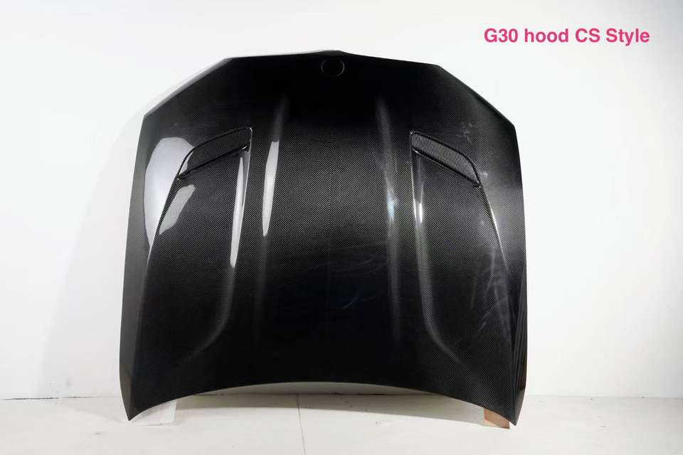 MRD for BMW 5 Series G30 G38 2016+ F90 M5 Engine Cover Real Carbon Fiber Car Hood Bonnet Cover CS Style - CAR CRAFT INDIA