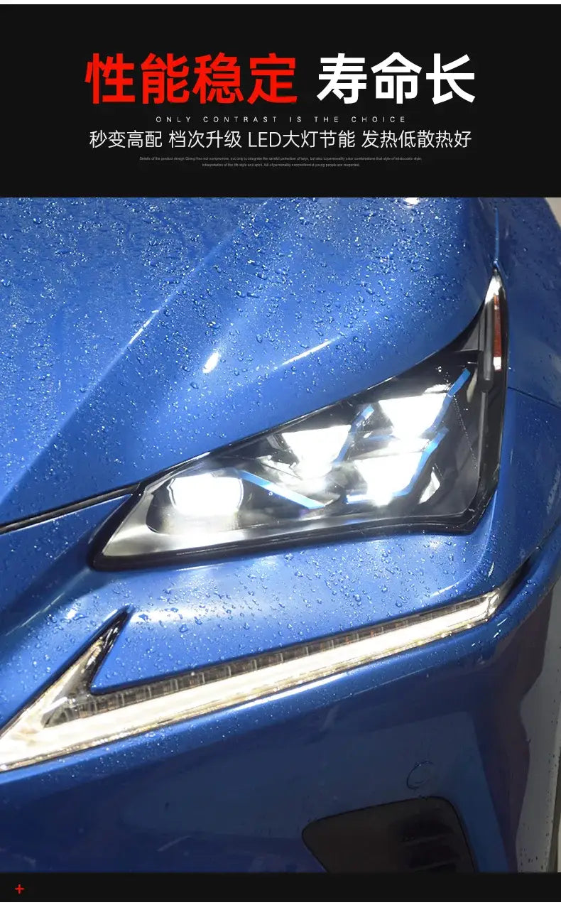 Car Styling Head lamp light for Lexus NX200T Headlights