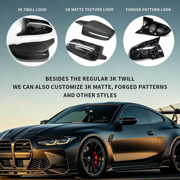 ADRO Style High Quality Dry Carbon Fiber Front Splitter Air Deflector Sport Look for BMW G20LCI 320i 330i Sedan 2023-2026