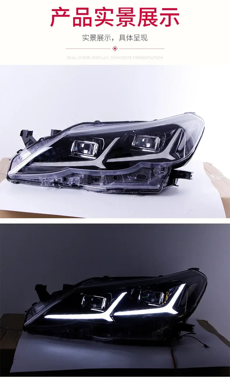 Toyota Mark X Headlights 2010-2012 Reiz LED Headlight LED