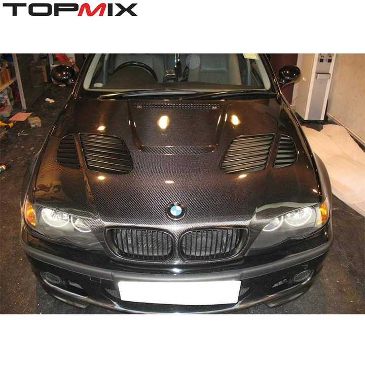 1996-2005 for BMW 3 Series (E46) Carbon Fiber Bonnet New Auto Parts and Accessories for Export - CAR CRAFT INDIA