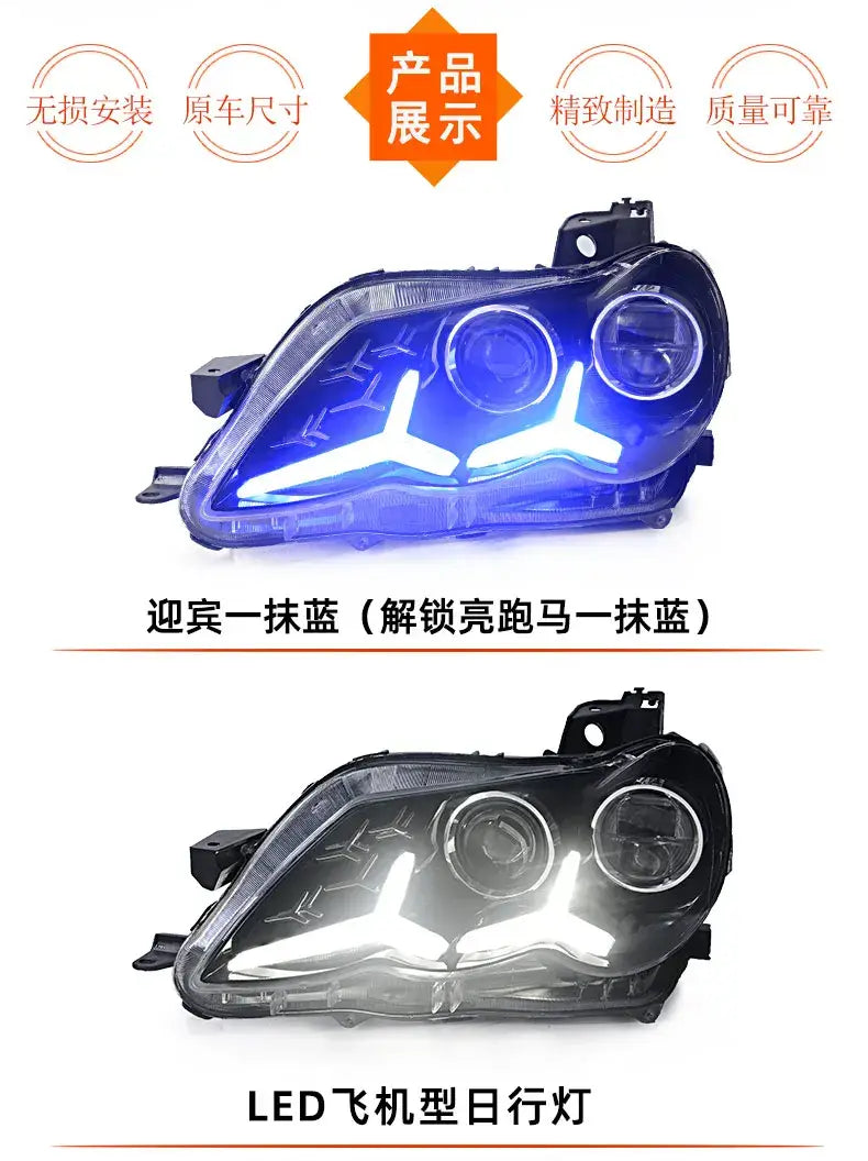 Toyota Mark X Headlights 2004-2009 Reiz LED Headlight DRL