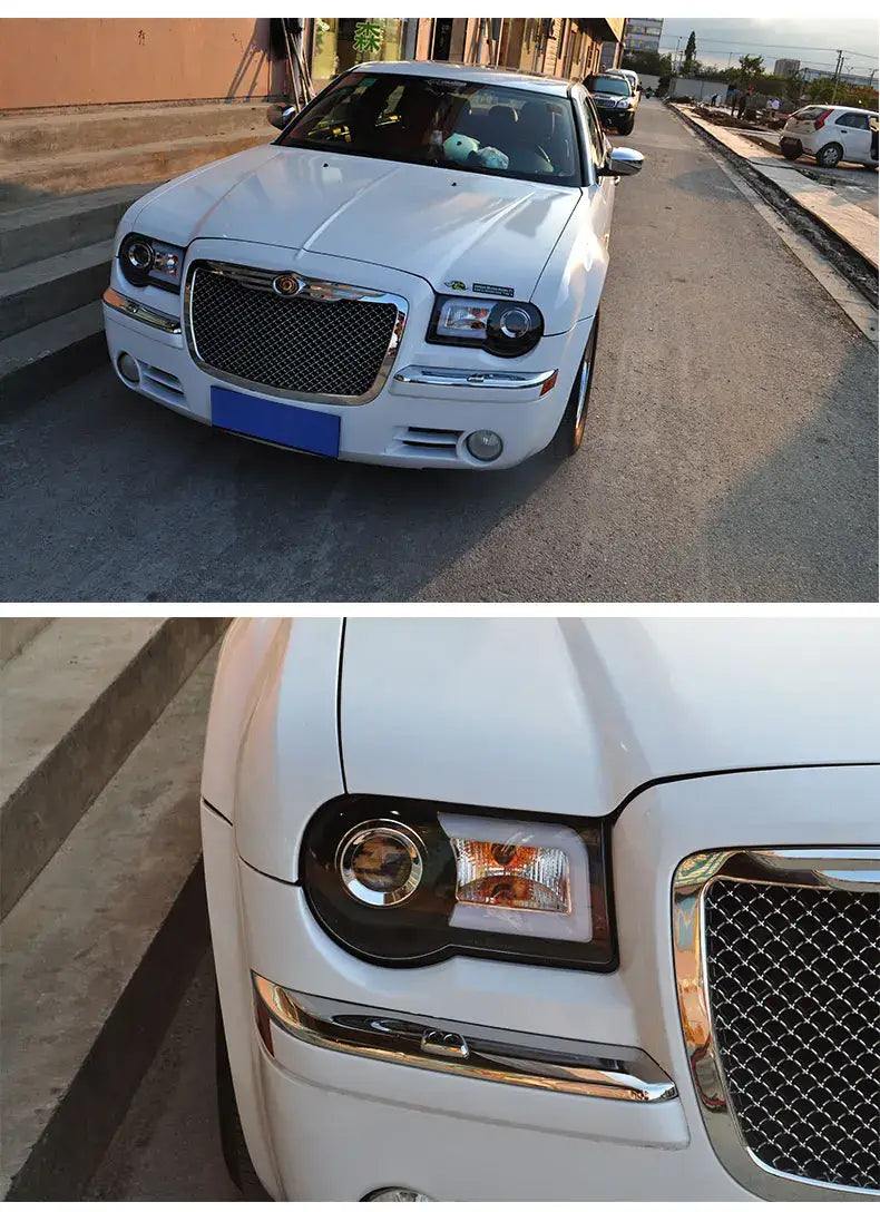 Car Styling Head lamp light for Chrysler 300C Headlights