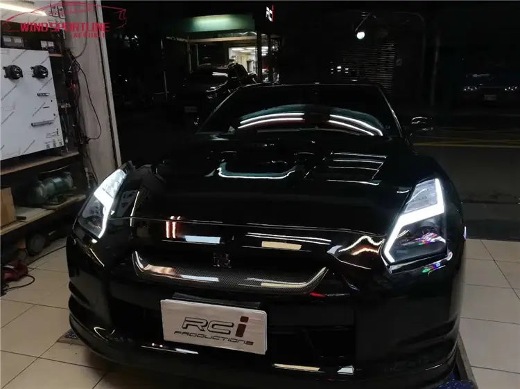 Car Styling Head lamp light for Nissan GT-R Headlights