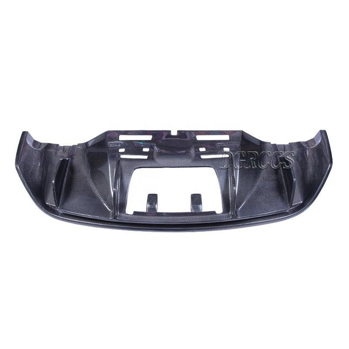 For Audi R8  2007-2015 RG Style Carbon Fiber Rear Lip Diffuser Bumper Accessories