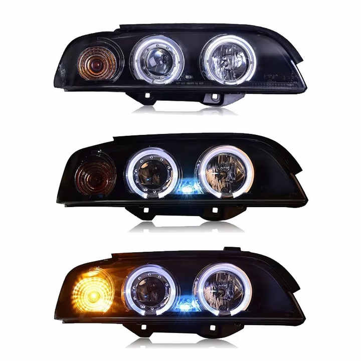 Led Head Light Headlight   for BMW 5 Series 1995-2003 Plug&Play Halogen Xenon Headlights Head Lamp Headlamp 6312 6902 425 - CAR CRAFT INDIA