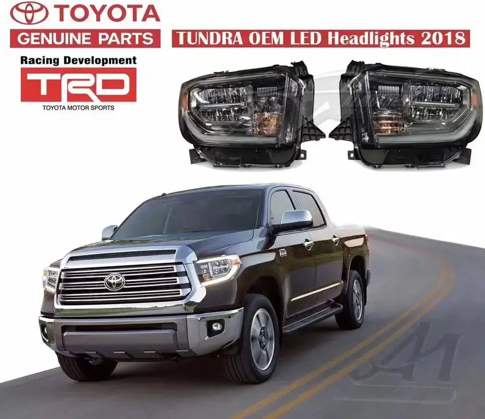 Toyota Tundra Headlights 2014-2018 Tundra LED Headlight DRL