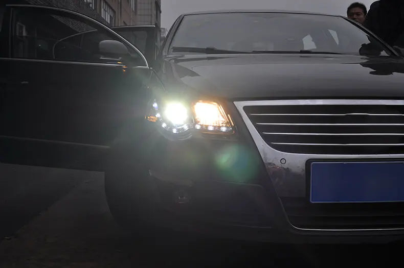 Car Styling Head lamp light for VW Passat Headlights