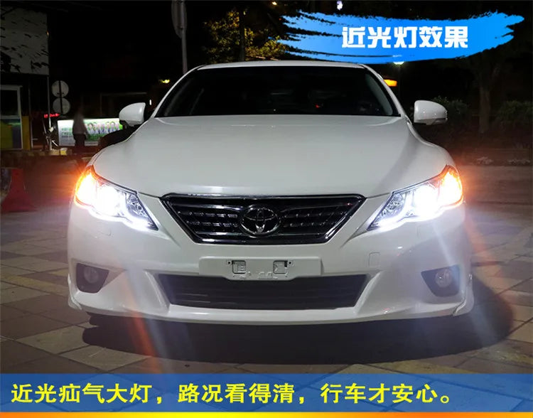 Car Styling Head lamp light for Toyota Mark X Headlights