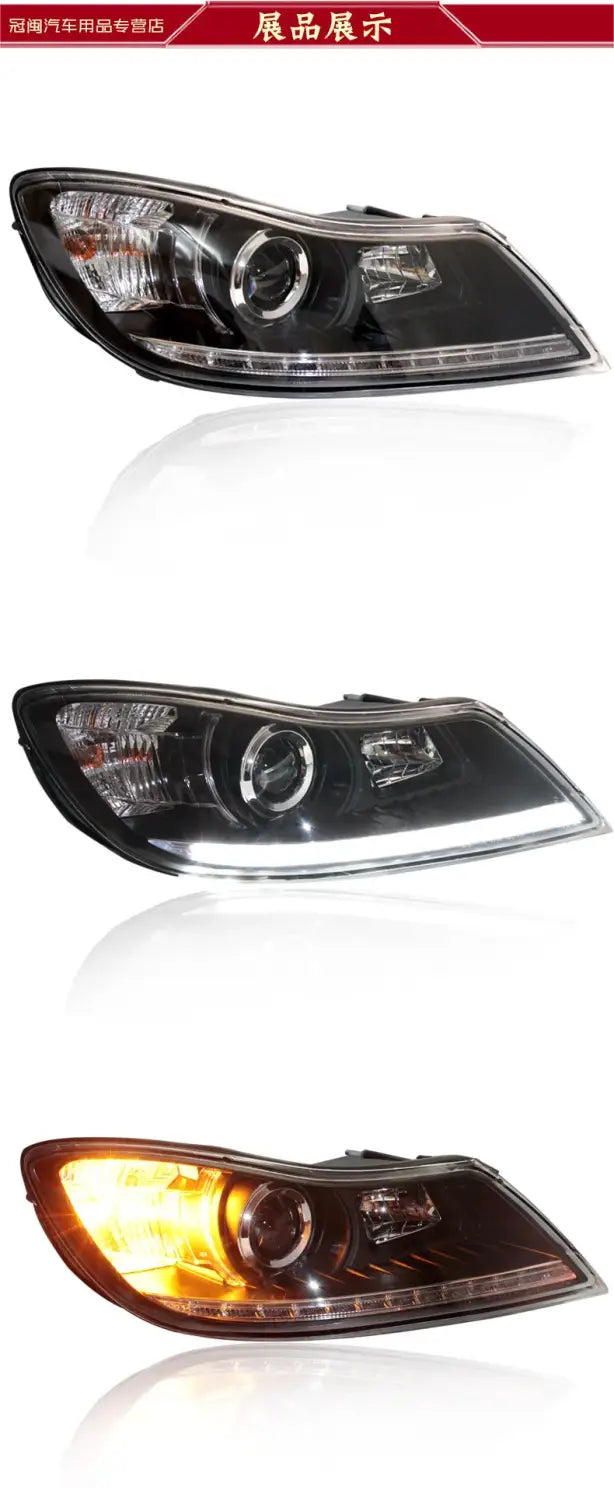 Car Styling Head lamp light for Skoda Octavia Headlights