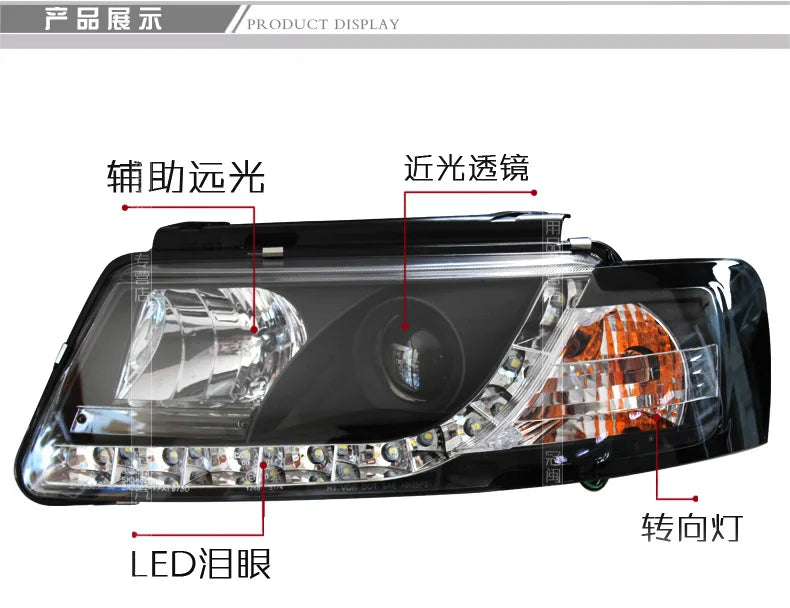 Car Styling Head lamp light for VW Passat B5 Headlights