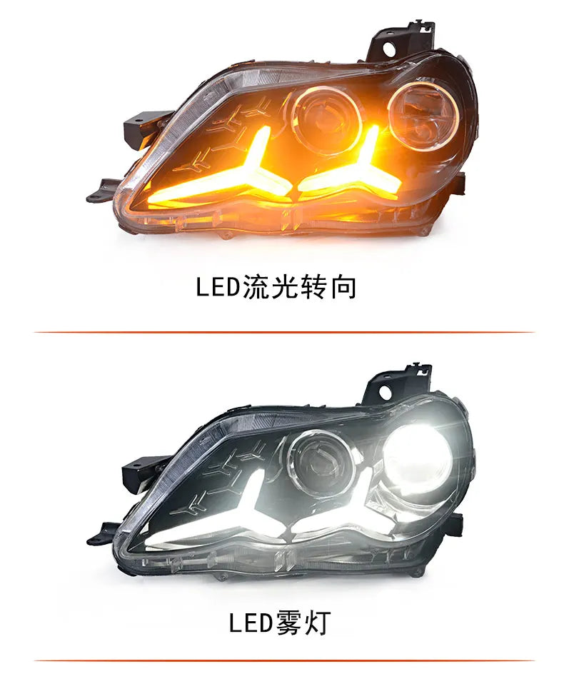 Toyota Mark X Headlights 2004-2009 Reiz LED Headlight DRL