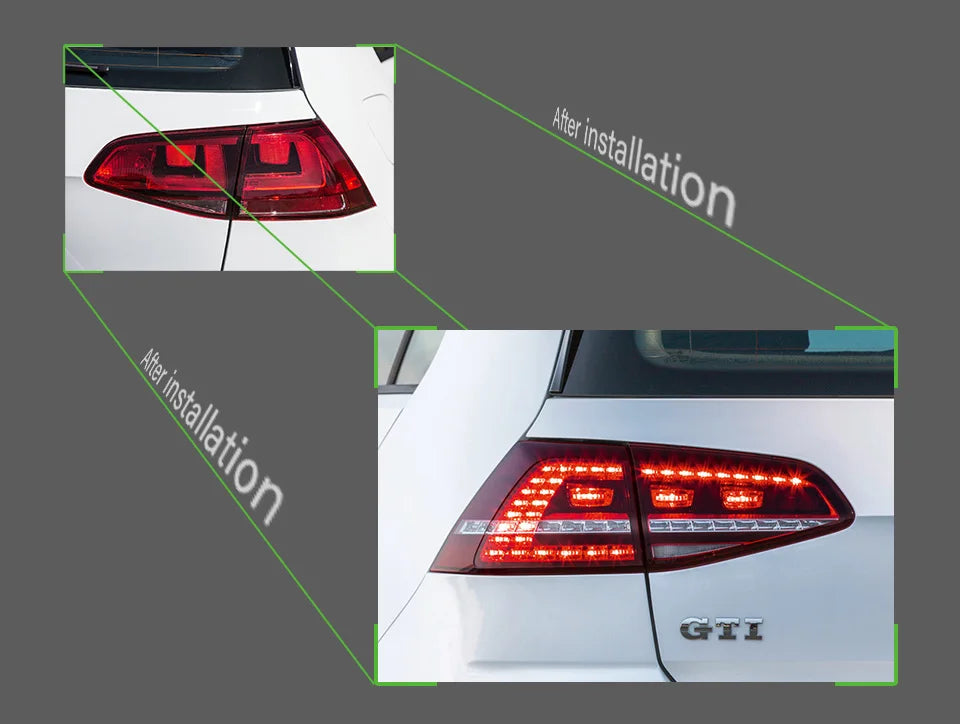 Car Styling Tail lamp light for VW Golf 7 Tail Lights