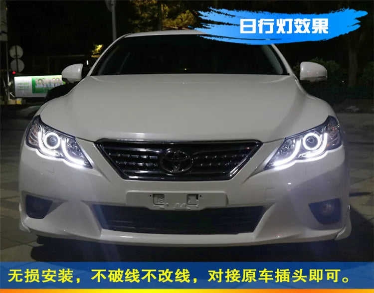 Car Styling Head lamp light for Toyota Mark X Headlights