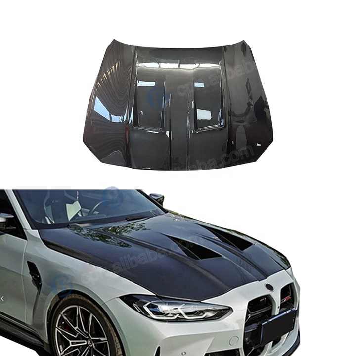 Vehicle Accessories Dry Carbon Fiber Engine Hood Bonnet Cover for BMW 4 Series M3 G80 M4 G82