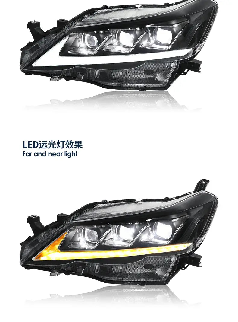 Mark X Headlights 2010-2013 Reiz LED Headlight DRL Animation