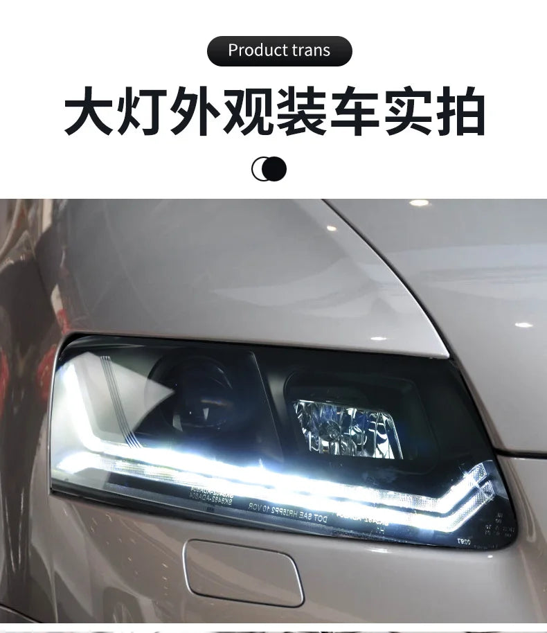 Car Styling Head lamp light for A6 Headlights 2004-2011 A6