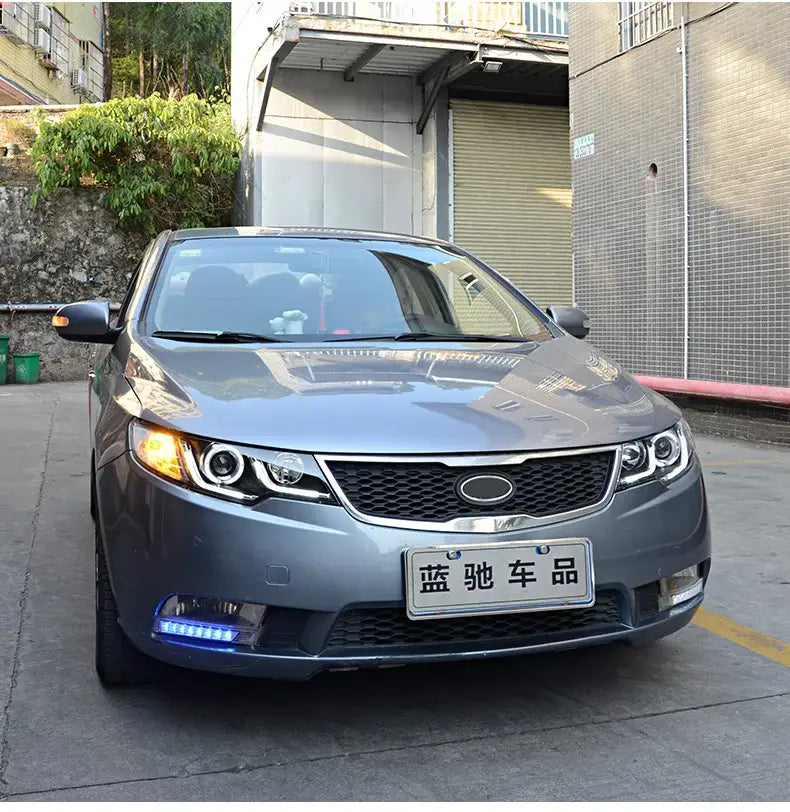 Car Styling Head lamp light for Kia Forte Headlights